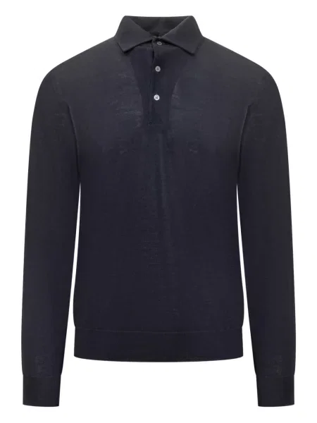 Tricou polo Filippo De Laurentiis albastru