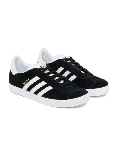 Adidas Obuwie Kobieta Czarny 36 EU Skóra Sneakersy Gazelle białe