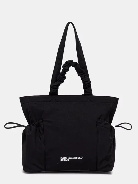 Geantă Karl Lagerfeld Jeans negru