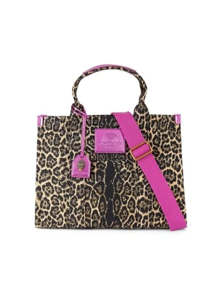 Shopper kabelka Kurt Geiger London hnedá