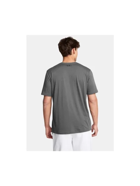 Tricou Under Armour cu autograf gri