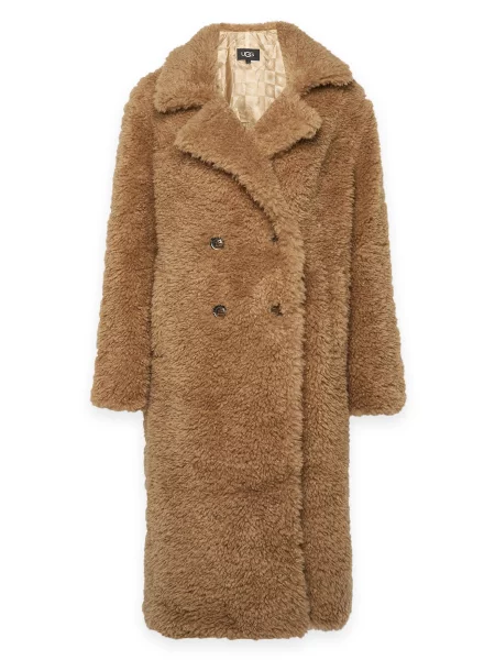 UGG Palton de iarnă Gertrude II deschis maro