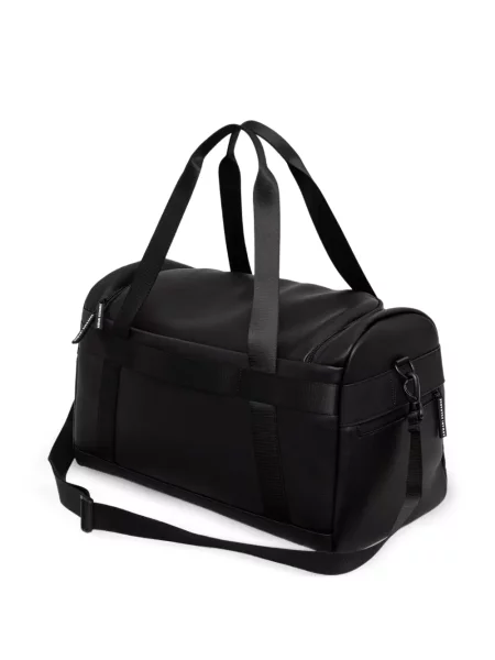 Geantă Armani Exchange cu autograf negru
