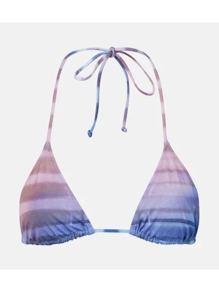 Bikini Jean Paul Gaultier cu gât halter violet