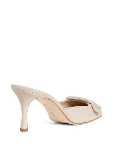 Szarvasbőr csatos mules Manolo Blahnik