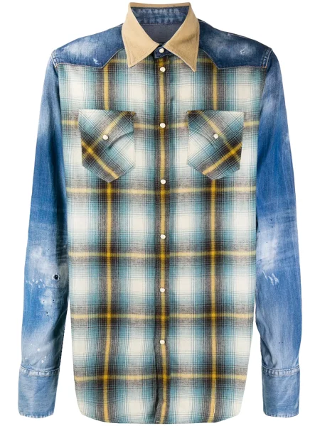 Риза Dsquared2 синьо