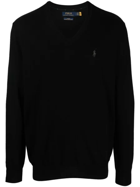 Μάλλινος κάλτσες Polo Ralph Lauren με κέντημα ροζ