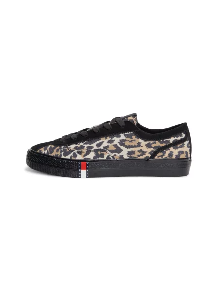 Sneakerși Tommy Jeans negru