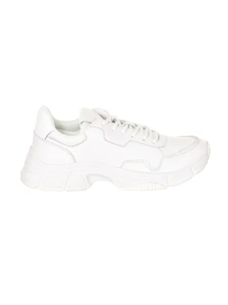 Sneakersy Calvin Klein skórzane białe