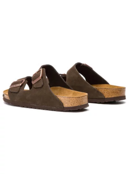 Birkenstock Šlepetės Arizona zamsz ruda