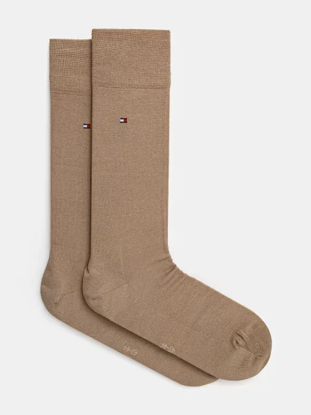 Tommy Hilfiger ponožky pánske s bavlnou béžová