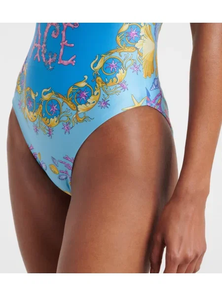 Costum de baie Versace cu imagine cu gât halter