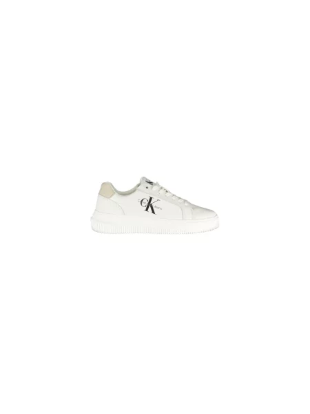 Trampki Calvin Klein skórzane chunky eleganckie białe