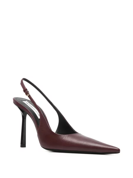 Pantofi cu toc Victoria Beckham slingback roșu