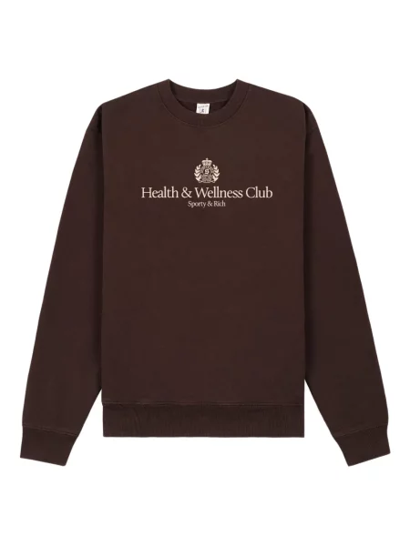 Hanorac crewneck Sporty & Rich maro