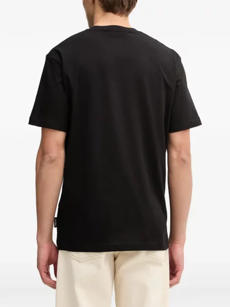 Tricou Just Cavalli cu imagine negru