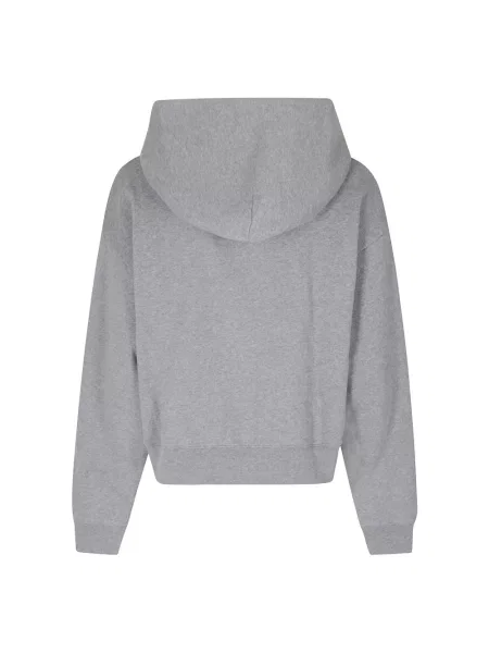 Bluza z kapturem Sporty And Rich z kapturem z logo szara
