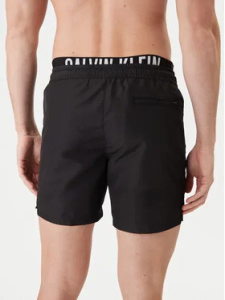 Calvin Klein Swimwear Kupaće hlače Intense Power / bijela crna