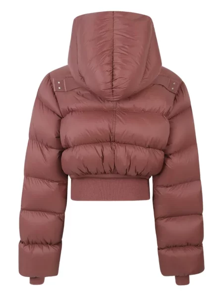 Geacă Rick Owens cu glugă roz