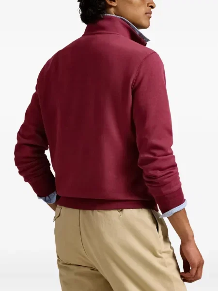 Ριγέ polo Polo Ralph Lauren με κουκούλα με αυτόγραφο λευκό