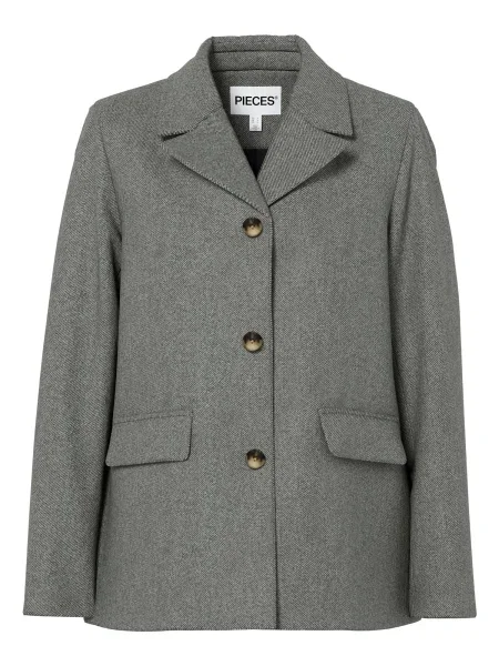 PIECES Palton de primăvară-toamnă PCBianca deschis gri