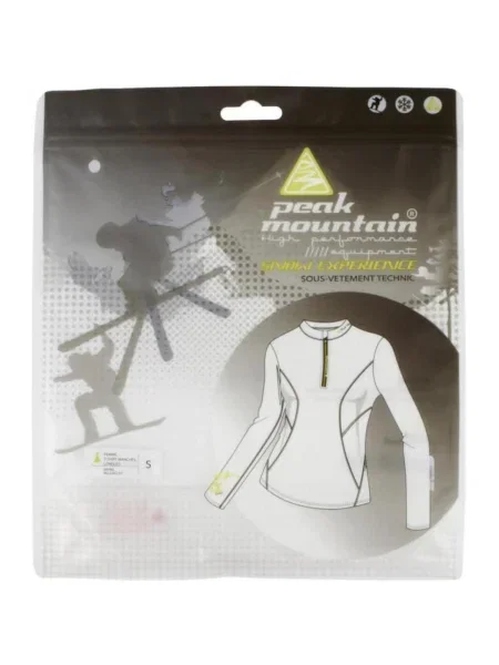 Tricou mânecă lungă Peak Mountain verde