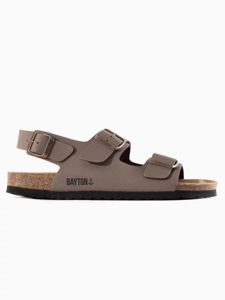 Bayton Sandale maro mokka / bronz negru