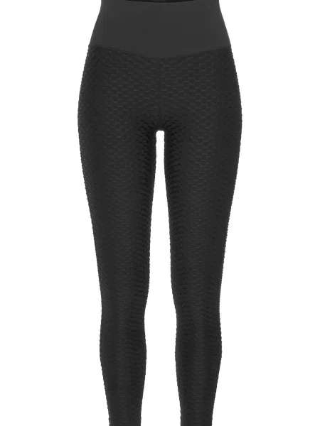 LASCANA ACTIVE Pantaloni sport negru alb