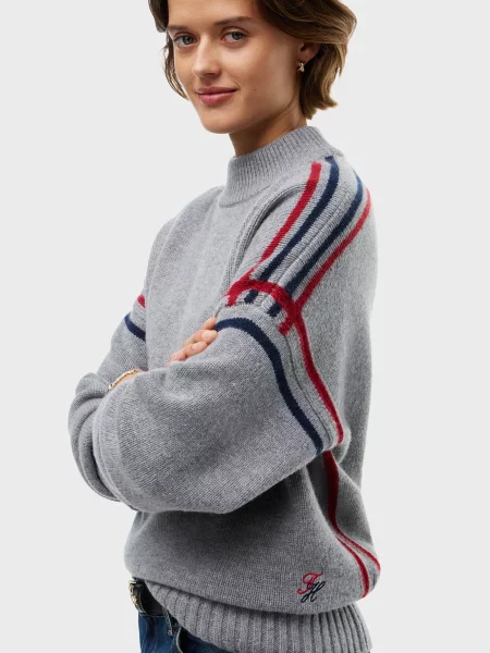 Вовняний светр Tommy Hilfiger сірий