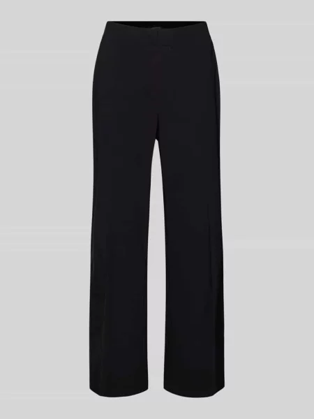 Spodnie capri o kroju regular fit z wpuszczanymi model Stehmann czarny