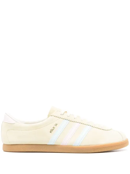 Sneakerși Adidas din piele de căprioară galben