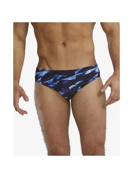 Kąpielówki TYR Durafast Elite Triadic Brief granatowe 26 niebieskie
