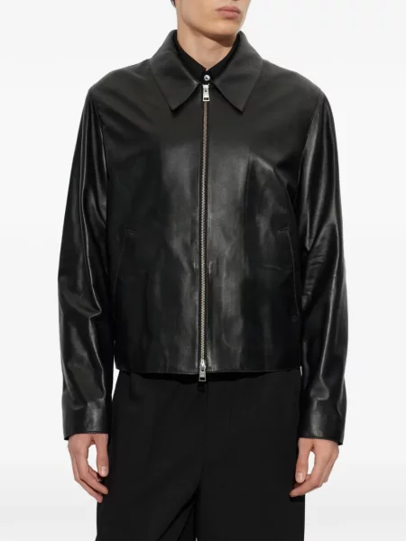 Geanta de piele Ami Paris negru