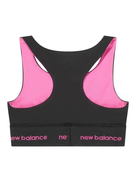Stanik sportowy dziecięcy New Balance czarny