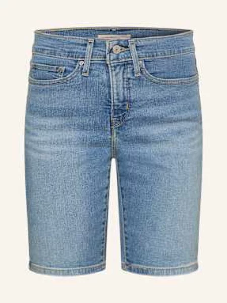 Levi's® Szorty Jeansowe Shaping Bermuda blau