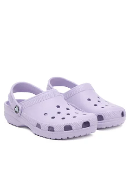 Dětské pantofle Crocs fialové