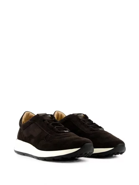 Sneakerși Tod's din piele de căprioară maro