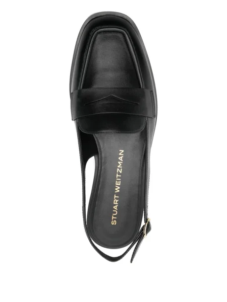 Pantofi loafer Stuart Weitzman slingback negru