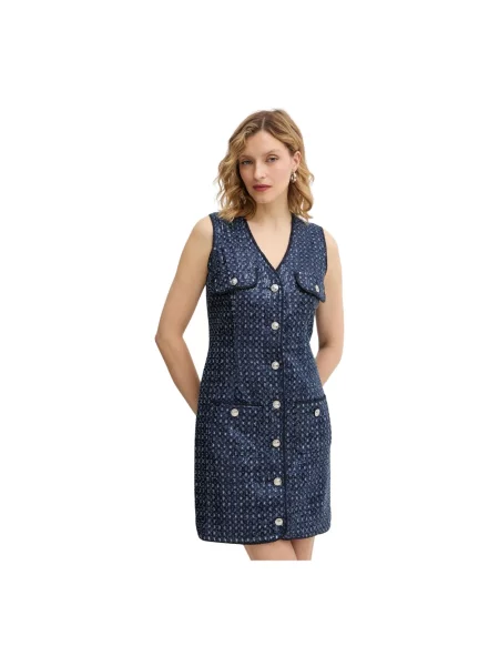 Guess Sukienka codzienna Granatowy niebieska