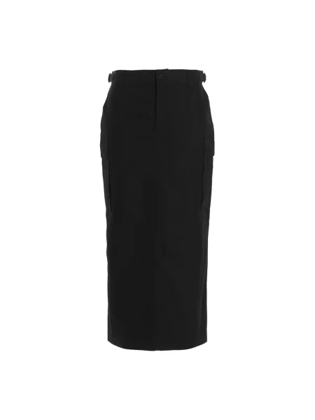 Spódnica midi Wardrobe.nyc do kolan czarna