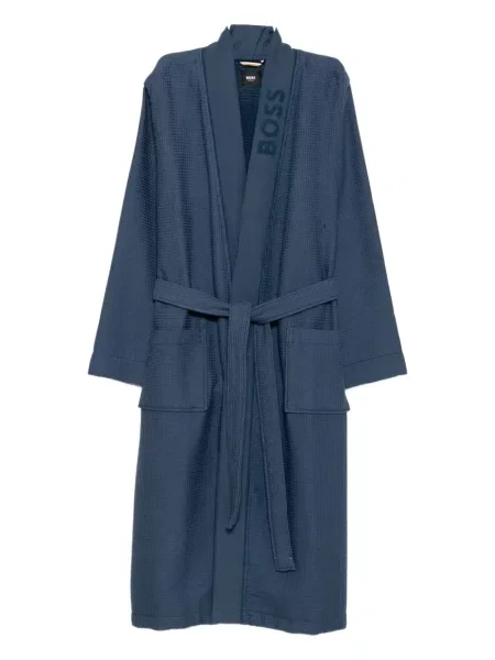 Халат Boss бродиран синьо