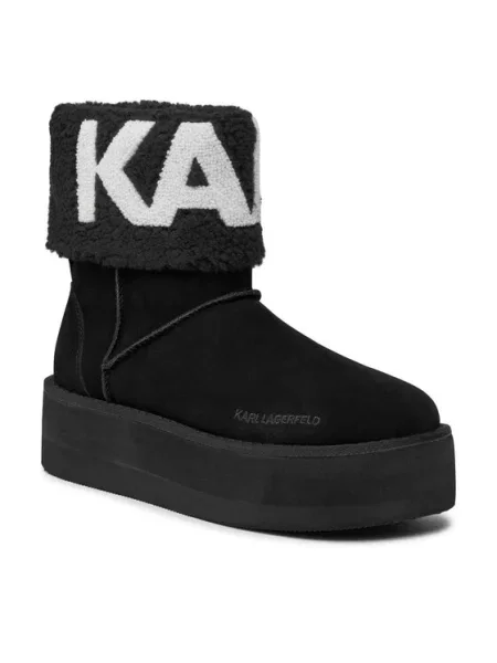 Μπότες χιονιού Karl Lagerfeld μαύρο