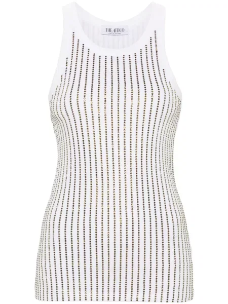 Top The Attico de cristal alb