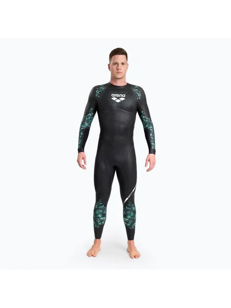 Costum de înot pentru bărbați arena Storm coral blue/black negru