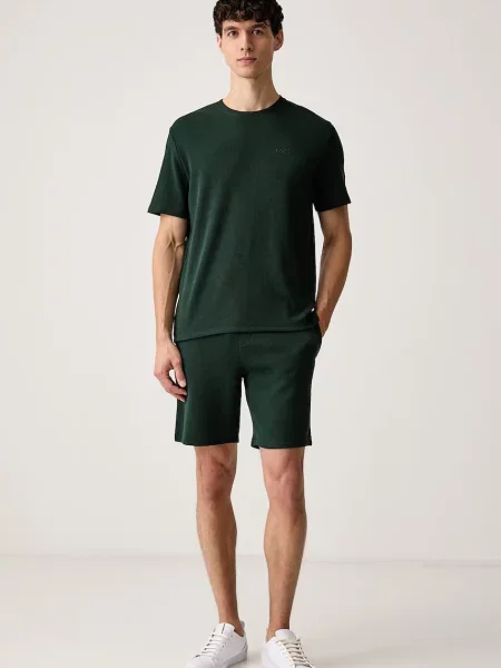 BOSS шорти loungewear з бавовною Waffle Shorts