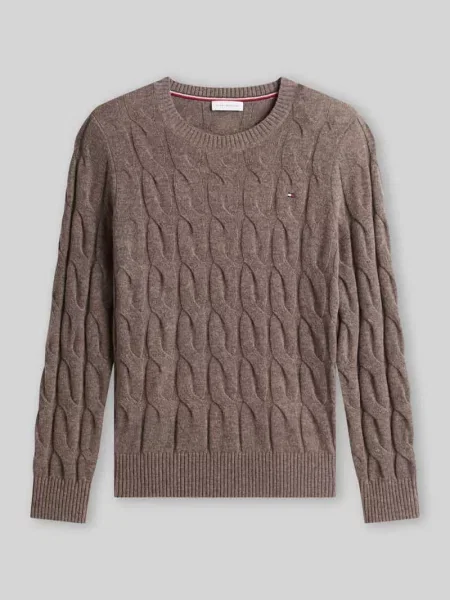 Sweter w kroju regular fit z czystej wełny Tommy Hilfiger