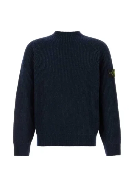 Pulover Stone Island cu strasuri albastru