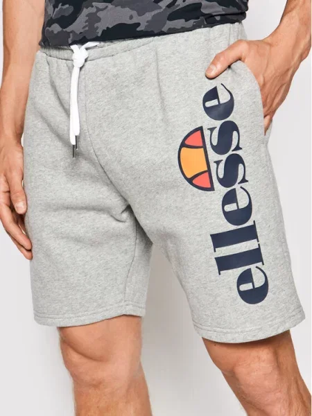 Ellesse Bossini šortky šedá marl černé