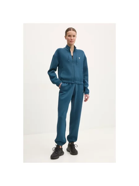 Bluza rozpinana Guess niebieska