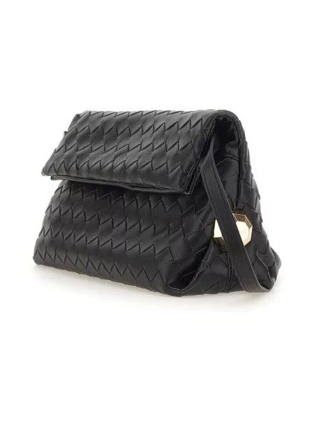 Torba na ramię z imitacji skóry model ‘Pochette’ Liu Jo White czarna